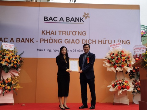 BAC A BANK mở rộng mạng lưới tại Lạng Sơn - Ảnh 2. BAC A BANK mở rộng mạng lưới tại Lạng Sơn - Ảnh 2.