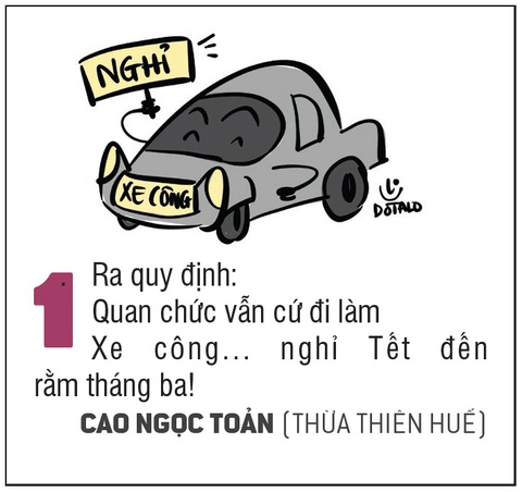 10 biện pháp vui để quan chức không dùng xe công đi lễ đầu năm - Ảnh 1. 10 biện pháp vui để quan chức không dùng xe công đi lễ đầu năm - Ảnh 1.