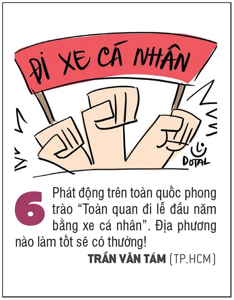 10 biện pháp vui để quan chức không dùng xe công đi lễ đầu năm - Ảnh 6. 10 biện pháp vui để quan chức không dùng xe công đi lễ đầu năm - Ảnh 6.
