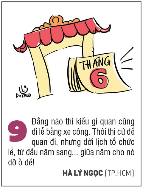 10 biện pháp vui để quan chức không dùng xe công đi lễ đầu năm - Ảnh 9. 10 biện pháp vui để quan chức không dùng xe công đi lễ đầu năm - Ảnh 9.