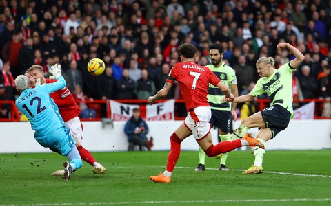 Haaland vô duyên, Man City bị Nottingham cầm chân - Ảnh 2. Haaland vô duyên, Man City bị Nottingham cầm chân - Ảnh 2.