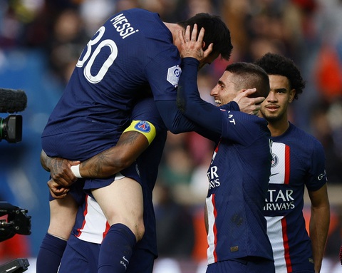 Messi ghi bàn phút 90+5 giúp PSG thắng nghẹt thở - Ảnh 1. Messi ghi bàn phút 90+5 giúp PSG thắng nghẹt thở - Ảnh 1.