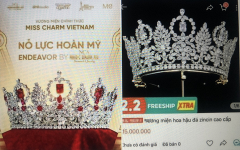 Lần đầu đội vương miện thật, Thanh Thanh Huyền đã đụng hàng nhái! - Ảnh 1. Lần đầu đội vương miện thật, Thanh Thanh Huyền đã đụng hàng nhái! - Ảnh 1.