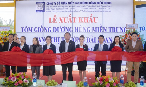 Một doanh nghiệp Quảng Nam xuất khẩu tôm giống với 2 triệu con sang Đài Loan - Ảnh 1. Một doanh nghiệp Quảng Nam xuất khẩu tôm giống với 2 triệu con sang Đài Loan - Ảnh 1.