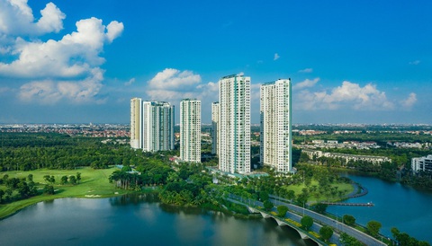 Ecopark đạt giải thưởng khu đô thị bền vững xuất sắc nhất châu Á - Ảnh 4. Màu xanh là màu đặc trưng của KĐT Ecopark