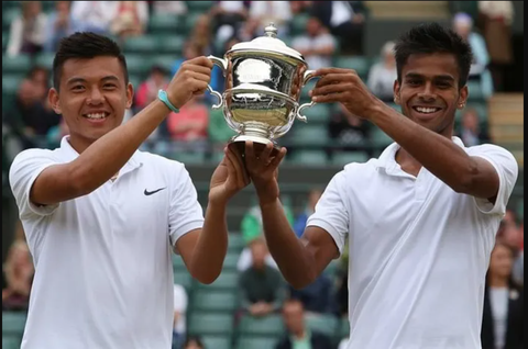 Hoàng Nam đấu tay vợt từng là đồng đội vô địch trẻ Wimbledon 2015 - Ảnh 2. Hoàng Nam đấu tay vợt từng là đồng đội vô địch trẻ Wimbledon 2015 - Ảnh 2.