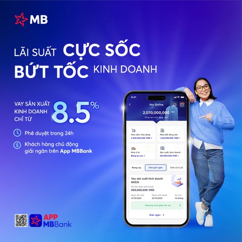 Vay ưu đãi từ MB: Bước đệm vững vàng để tăng tốc kinh doanh - Ảnh 1. Vay ưu đãi từ MB: Bước đệm vững vàng để tăng tốc kinh doanh - Ảnh 1.