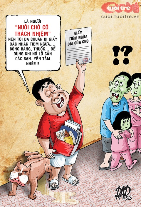 Một người nuôi chó có trách nhiệm - Ảnh 1. Một người nuôi chó có trách nhiệm - Ảnh 1.