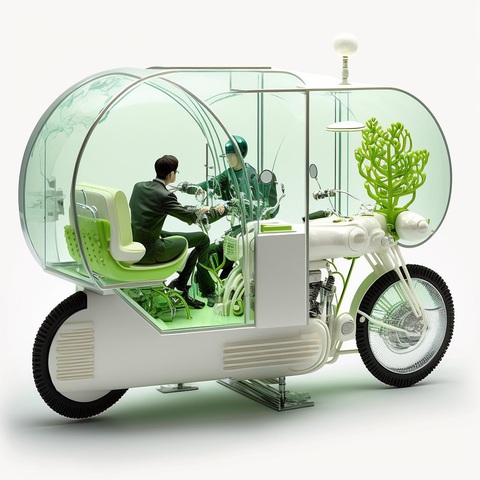 Bàn làm việc lai xe máy trong tưởng tượng của AI: Tương lai bớt nhàm chán của dân văn phòng - Ảnh 3. Bàn làm việc lai xe máy trong tưởng tượng của AI: Tương lai bớt nhàm chán của dân văn phòng - Ảnh 3.