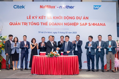 NaMilux và Citek ký kết dự án chuyển đổi số hệ thống quản trị doanh nghiệp - Ảnh 1. NaMilux và Citek ký kết dự án chuyển đổi số hệ thống quản trị doanh nghiệp - Ảnh 1.