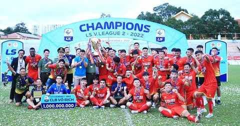 Tăng gấp đôi tiền thưởng cho nhà vô địch Giải hạng nhất quốc gia 2023 - Ảnh 1. Tăng gấp đôi tiền thưởng cho nhà vô địch Giải hạng nhất quốc gia 2023 - Ảnh 1.