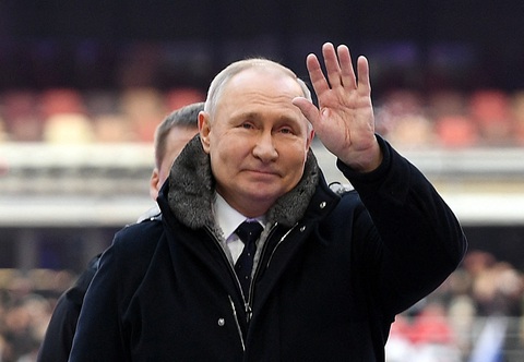 Theo bản tuyên bố do Điện Kremlin đưa ra nhân lễ kỷ niệm Ngày bảo vệ Tổ quốc, Tổng thống Nga Vladimir Putin khẳng định quốc gia của ông tiếp tục chú trọng việc tăng cường bộ ba hạt nhân - Ảnh: REUTERS Theo bản tuyên bố do Điện Kremlin đưa ra nhân lễ kỷ niệm Ngày Bảo vệ Tổ quốc, Tổng thống Nga Vladimir Putin khẳng định quốc gia của ông tiếp tục chú trọng việc tăng cường bộ ba hạt nhân - Ảnh: REUTERS