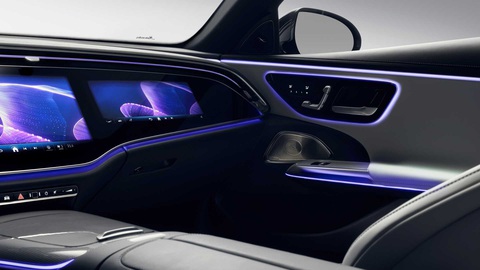 Nội thất Mercedes-Benz E-Class thế hệ mới lộ diện: 3 màn hình to, sẵn TikTok - Ảnh 8. Nội thất Mercedes-Benz E-Class thế hệ mới lộ diện: 3 màn hình to, sẵn TikTok - Ảnh 8.