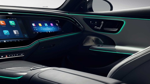 Nội thất Mercedes-Benz E-Class thế hệ mới lộ diện: 3 màn hình to, sẵn TikTok - Ảnh 5. Nội thất Mercedes-Benz E-Class thế hệ mới lộ diện: 3 màn hình to, sẵn TikTok - Ảnh 5.