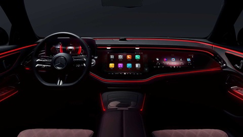 Nội thất Mercedes-Benz E-Class thế hệ mới lộ diện: 3 màn hình to, sẵn TikTok - Ảnh 10. Nội thất Mercedes-Benz E-Class thế hệ mới lộ diện: 3 màn hình to, sẵn TikTok - Ảnh 10.