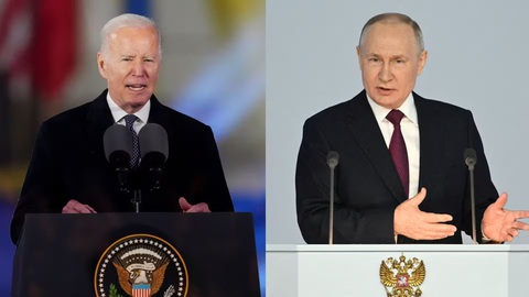 Tin tức thế giới 23-2: Ông Biden không nghĩ ông Putin dùng vũ khí hạt nhân - Ảnh 1. Tin tức thế giới 23-2: Ông Biden không nghĩ ông Putin dùng vũ khí hạt nhân - Ảnh 1.