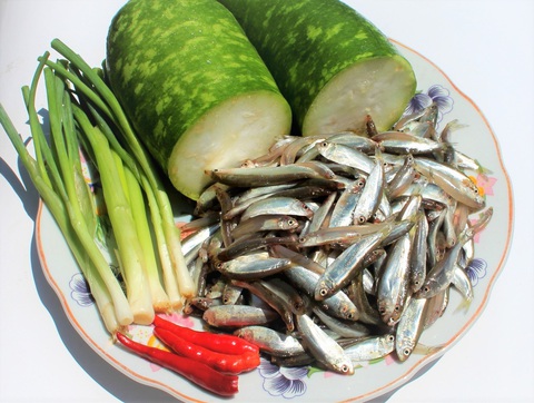 Canh bầu nấu với cá de, ông ăn một chén khỏe re trong người - Ảnh 1. Canh bầu nấu với cá de, ông ăn một chén khỏe re trong người - Ảnh 1.