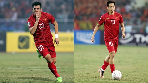 Quả bóng vàng Việt Nam 2022: Tiến Linh hay Văn Quyết? - Ảnh 1. Tiến Linh và Văn Quyết, ai sẽ giành “Quả bóng vàng Việt Nam 2022”? - Ảnh: N.K.
