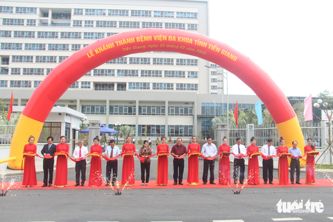 Khánh thành Bệnh viện Đa khoa Tiền Giang 2.300 tỉ đồng - Ảnh 1. Khánh thành Bệnh viện Đa khoa Tiền Giang 2.300 tỉ đồng - Ảnh 1.
