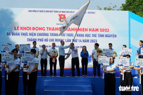 TP.HCM khởi động Tháng thanh niên 2023 - Ảnh 1. TP.HCM khởi động Tháng thanh niên 2023 - Ảnh 1.