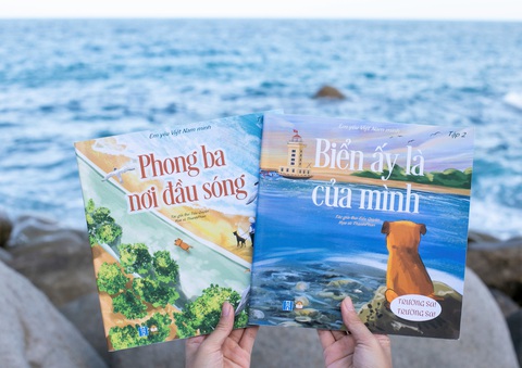 Sách tranh cho các bé: Trường Sa! Biển ấy là của mình - Ảnh 2. Sách tranh cho các bé: Trường Sa! Biển ấy là của mình - Ảnh 2.