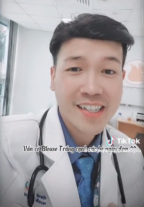 Bác sĩ trẻ đu trend trên TikTok, dân mạng mê tít - Ảnh 1. Bác sĩ bắt trend để gửi đi những kiến thức y khoa có ích cho người xem