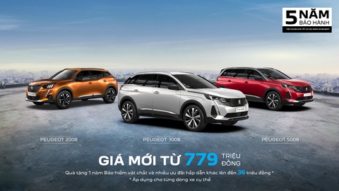 Peugeot điều chỉnh giá bán xe, từ 779 triệu đồng - Ảnh 1. Peugeot điều chỉnh giá bán xe, từ 779 triệu đồng - Ảnh 1.