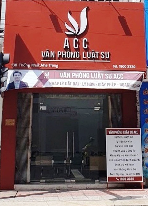 Sở Tư pháp Khánh Hòa: Văn phòng luật sư ACC không có tên trong danh sách của sở - Ảnh 1. Sở Tư pháp Khánh Hòa: Văn phòng luật sư ACC không có tên trong danh sách của sở - Ảnh 1.