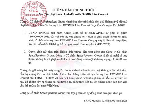 SpaceSpeakers xin lỗi về màn biểu diễn gợi dục; Ngôi sao Squid Game đối mặt mức án 10 năm tù - Ảnh 2. SpaceSpeakers xin lỗi về màn biểu diễn gợi dục; Ngôi sao Squid Game đối mặt mức án 10 năm tù - Ảnh 2.