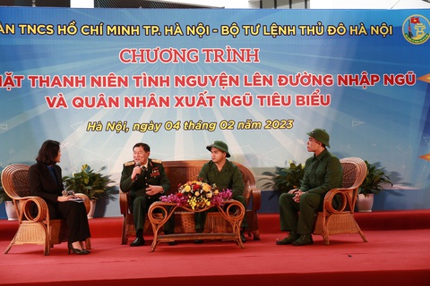 Hơn 4.200 tân binh thủ đô Hà Nội lên đường nhập ngũ năm 2023 - Ảnh 2. Hơn 4.200 tân binh thủ đô Hà Nội lên đường nhập ngũ năm 2023 - Ảnh 2.