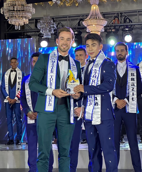 Phùng Phước Thịnh á vương cuộc thi Nam vương Du lịch thế giới - Ảnh 1. Phùng Phước Thịnh á vương cuộc thi Nam vương Du lịch thế giới - Ảnh 1.