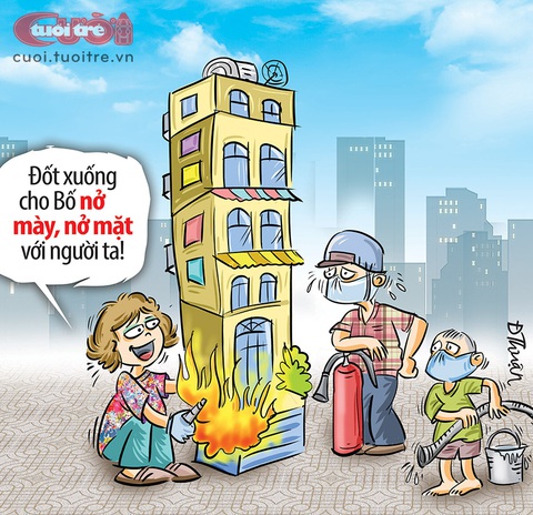 Đốt vàng mã khủng: Bố có nhà lầu, con cháu ra đê ở - Ảnh 1. Đốt vàng mã khủng: Bố có nhà lầu, con cháu ra đê ở - Ảnh 1.