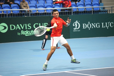 Lý Hoàng Nam không thể cứu Việt Nam tại Davis Cup - Ảnh 1. Lý Hoàng Nam không thể cứu Việt Nam tại Davis Cup - Ảnh 1.