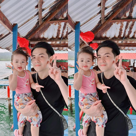 Ảnh vui sao Việt 7-2: Bé Winnie tạo dáng nhí nhảnh chụp hình cùng bố - Ảnh 1. Ảnh vui sao Việt 7-2: Bé Winnie tạo dáng nhí nhảnh chụp hình cùng bố - Ảnh 1.