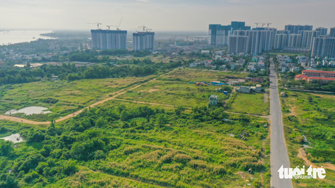 Hiện trạng khu tái định cư cho dự án đường vành đai 3 TP.HCM - Ảnh 1. Khu tái định cư vành đai 3 tại TP Thủ Đức (TP.HCM) - Ảnh: QUANG ĐỊNH