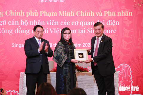 Phu nhân Thủ tướng và món quà đặc biệt từ Singapore - Ảnh 2. Phu nhân Thủ tướng và món quà đặc biệt từ Singapore - Ảnh 2.