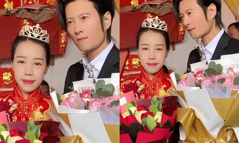 Cô dâu chú rể giống hệt Mạc Văn Úy - Tạ Đình Phong - Ảnh 1. Cô dâu chú rể giống hệt Mạc Văn Úy - Tạ Đình Phong - Ảnh 1.