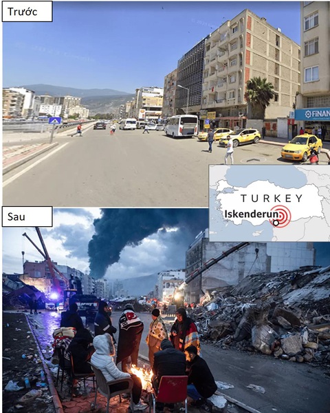 Hình ảnh Thổ Nhĩ Kỳ, Syria trước và sau động đất kép - Ảnh 4. Hình ảnh Thổ Nhĩ Kỳ, Syria trước và sau động đất kép - Ảnh 4.