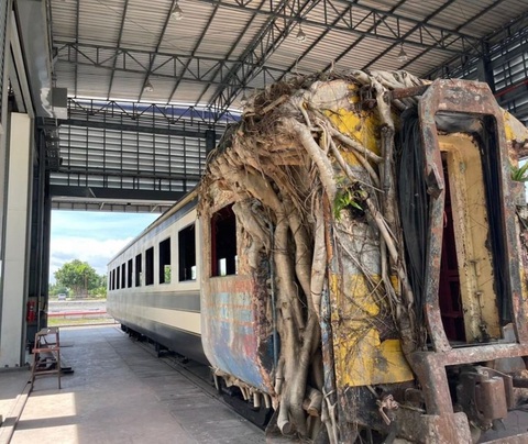 Khách sạn từ tàu hỏa tái chế: 65 dãy phòng nguy nga chuẩn 5 sao - Ảnh 1. Khách sạn từ tàu hỏa tái chế: 65 dãy phòng nguy nga chuẩn 5 sao - Ảnh 1.