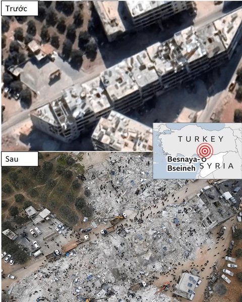 Hình ảnh Thổ Nhĩ Kỳ, Syria trước và sau động đất kép - Ảnh 6. Hình ảnh Thổ Nhĩ Kỳ, Syria trước và sau động đất kép - Ảnh 6.