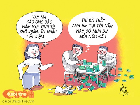 Kinh tế khó khăn, ăn nhậu tiết kiệm - Ảnh 1. Kinh tế khó khăn, ăn nhậu tiết kiệm - Ảnh 1.