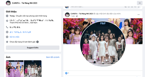 Mượn danh tuyển mẫu nhí từ Canifa, lừa đảo trắng trợn trên mạng - Ảnh 1. Mượn danh tuyển mẫu nhí từ Canifa, lừa đảo trắng trợn trên mạng - Ảnh 1.