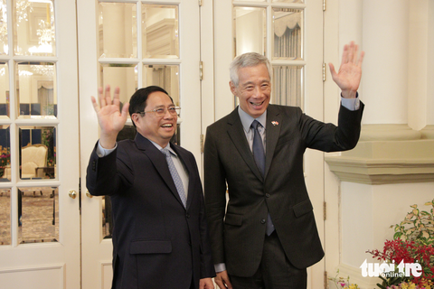 Thủ tướng Phạm Minh Chính: Thời tiết nóng vì tình cảm Việt Nam - Singapore nồng ấm lên - Ảnh 4. Thủ tướng Phạm Minh Chính: Thời tiết nóng vì tình cảm Việt Nam - Singapore nồng ấm lên - Ảnh 4.