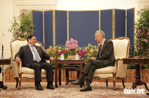 Thủ tướng Phạm Minh Chính: Thời tiết nóng vì tình cảm Việt Nam - Singapore nồng ấm lên - Ảnh 2. Thủ tướng Phạm Minh Chính: Thời tiết nóng vì tình cảm Việt Nam - Singapore nồng ấm lên - Ảnh 2.