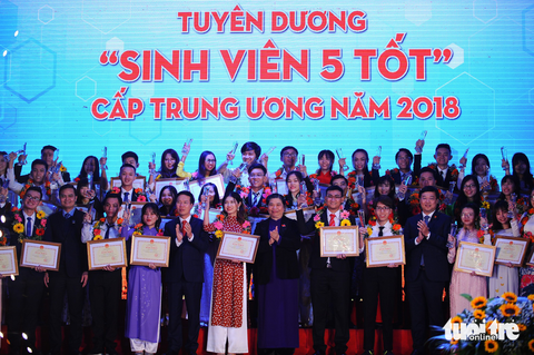 ‘Sinh viên 5 tốt’ có xu hướng sụt giảm về số lượng - Ảnh 1. ‘Sinh viên 5 tốt’ có xu hướng sụt giảm về số lượng - Ảnh 1.