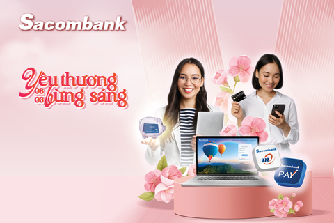 Sacombank tung hàng nghìn phần quà tri ân khách hàng nữ dịp 8-3 - Ảnh 1. Sacombank tung hàng nghìn phần quà tri ân khách hàng nữ dịp 8-3 - Ảnh 1.