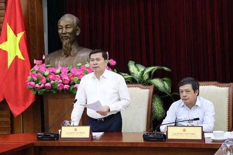 Sai phạm ‘khủng’ tại Vinasport gây thất thoát hàng chục tỉ bị chuyển Bộ Công an điều tra - Ảnh 1. Phó tổng Thanh tra Chính phủ Trần Văn Minh tại buổi công bố quyết định thanh tra Vinasport cho biết đây là cuộc thanh tra đôtj xuất do Thủ tướng chỉ đạo - Ảnh: TTCP