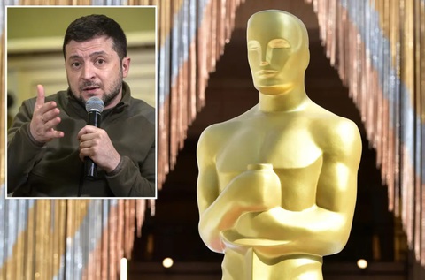 Viện hàn lâm không cho tổng thống Ukraine xuất hiện trong lễ trao giải Oscar 2023 - Ảnh 1. Viện hàn lâm không cho tổng thống Ukraine xuất hiện trong lễ trao giải Oscar 2023 - Ảnh 1.