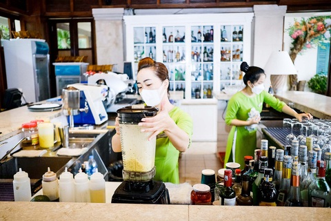 Các cơ sở lưu trú Đà Nẵng đã sẵn sàng cơ sở vật chất và nguồn nhân lực phục vụ khách Trung Quốc - Ảnh: TẤN LỰC Các cơ sở lưu trú Đà Nẵng đã sẵn sàng cơ sở vật chất và nguồn nhân lực phục vụ khách Trung Quốc - Ảnh: TẤN LỰC