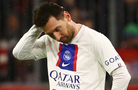 PSG mãi lạc hướng - Ảnh 1. Dù có Messi, PSG vẫn tuyệt vọng ở Champions League - Ảnh: REUTERS